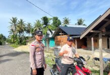 Polsek Simeulue Barat Gelar KRYD, Antisipasi Gangguan Kamtibmas di Wilayah Hukum Polsek Simeulue Barat
