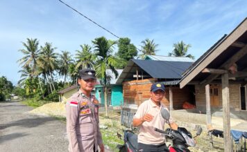 Polsek Simeulue Barat Gelar KRYD, Antisipasi Gangguan Kamtibmas di Wilayah Hukum Polsek Simeulue Barat