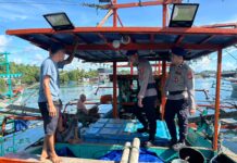 Sat Polairud Polres Simeulue Laksanakan Patroli Sambang Nelayan Antisipasi Guantibmas