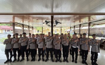 Kapolres Simeulue Berikan Arahan dan Bimbingan kepada Pengurus Saka Bhayangkara