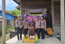 Polantas Karib untuk Masyarakat, Sat Lantas Polres Simeulue Gelar Anjangsana Sambut Hari Lalu Lintas Bhayangkara ke-71
