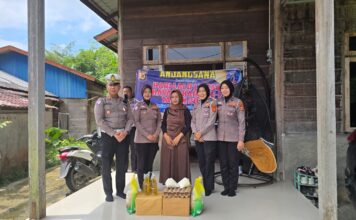 Polantas Karib untuk Masyarakat, Sat Lantas Polres Simeulue Gelar Anjangsana Sambut Hari Lalu Lintas Bhayangkara ke-71