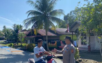 Polsek Teluk Dalam Tingkatkan Patroli KRYD dan Sosialisasi Karhutla, Wujudkan Situasi Kamtibmas yang Aman dan Kondusif