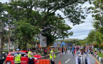 Polres Simeulue Laksanakan Monitoring Pengamanan Car Free Day, Kegiatan Berlangsung Aman dan Kondusif
