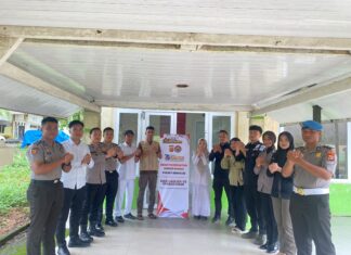 Sambut Hari Humas Polri ke-75, Polres Simeulue Gelar Bakti Kesehatan Donor Darah