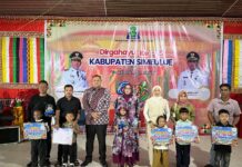 MALAM RESEPSI HUT KE-27 KABUPATEN SIMEULUE BERLANGSUNG MERIAH, KAPOLRES SIMEULUE TURUT HADIR