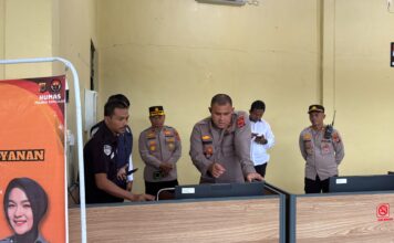 Kapolres Simeulue Cek Layanan Call Center 110, Pastikan Pelayanan Kepolisian Berjalan Optimal