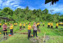 Polres Simeulue Laksanakan Monitoring Penanaman Pohon dalam Rangka Green Policing
