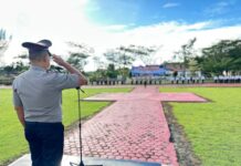 Wakapolres Simeulue Pimpin Upacara Peringatan Hari Sumpah Pemuda ke-98 Tahun 2026